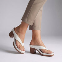 Thessaly | Women's Block Heel Thong Platform Sandal