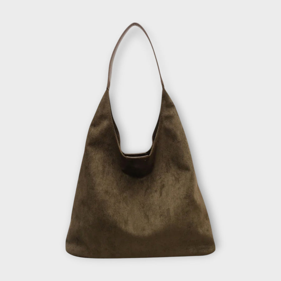Thessaly | Women's Brown Hobo Shoulder Bag