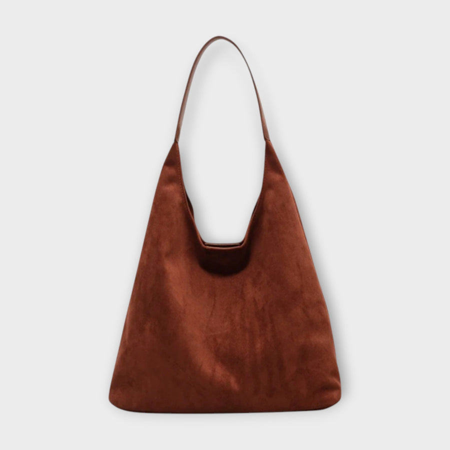 Thessaly | Women's Brown Hobo Shoulder Bag
