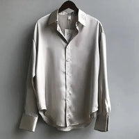 Thessaly | Women's Collared Long Sleeve Button Down Blouse
