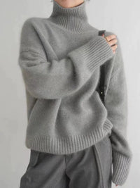 Thessaly | Women's Mock Turtleneck Long Sleeve Sweater