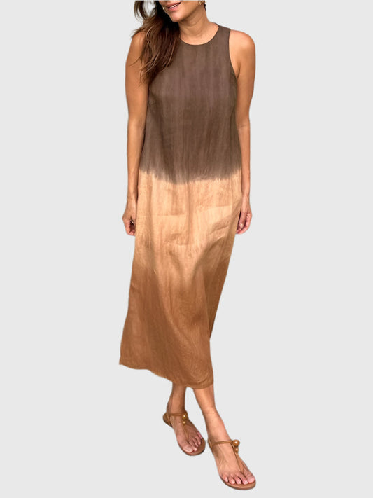 Thessaly | Women's Tie Dye Sleeveless Midi Dress