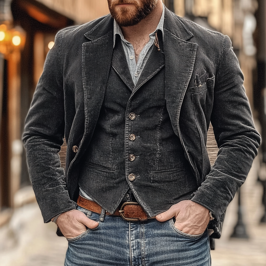 Harrison™ | Classic Blazer & Waistcoat Set