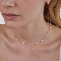 Jovienne – Timeless Pearl Gold Necklace