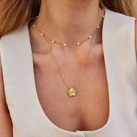 Jovienne – Timeless Pearl Gold Necklace