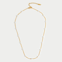 Jovienne – Timeless Pearl Gold Necklace