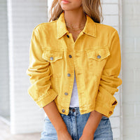 Tivona | Women's Cropped Jean Jacket