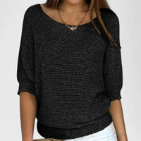 Kalyndrae | Comfortable Sweater Black