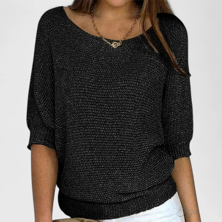 Kalyndrae | Comfortable Sweater Black