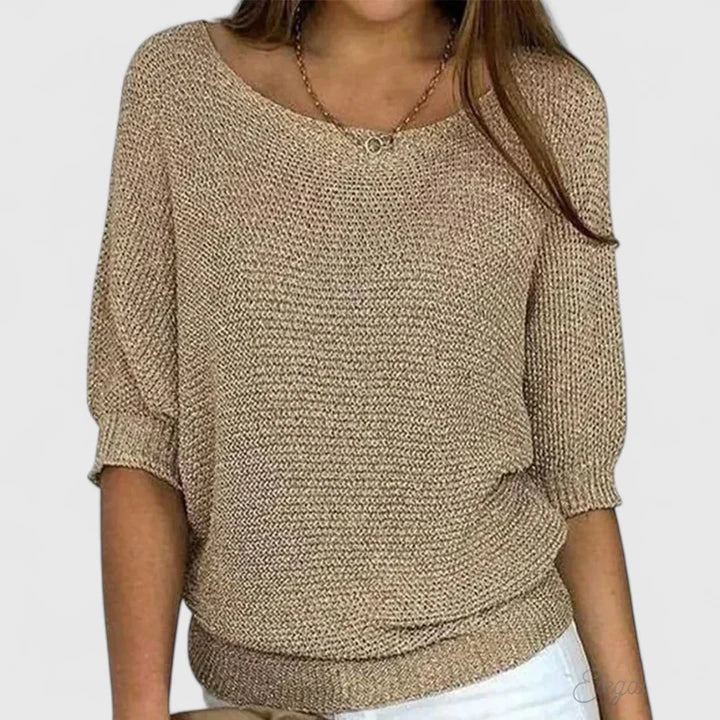 Kalyndrae | Comfortable Sweater Beige
