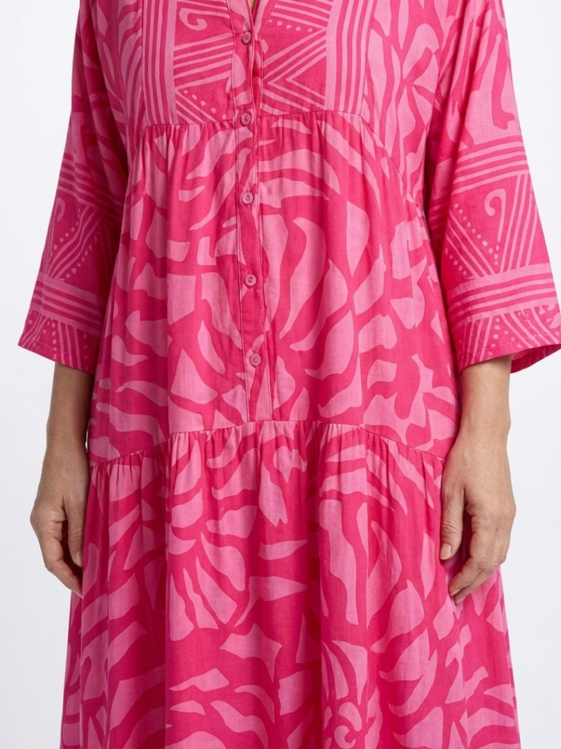 Harriet – Button-Front Midi Dress