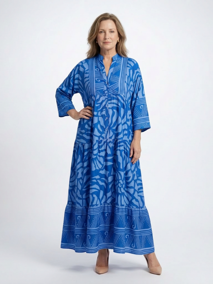 Harriet – Button-Front Midi Dress