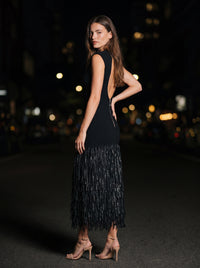 ROSALIE MAXI DRESS Black back