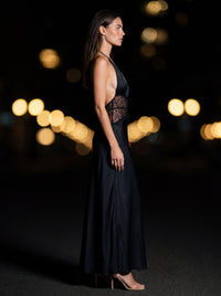 DINAH MAXI DRESS Black side