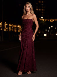 COURTNEY MAXI DRESS Cherry side