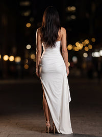 ELISA MAXI DRESS White back