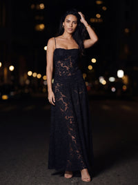 ZARA MAXI DRESS Black side