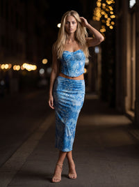 LYNN SET Blue front