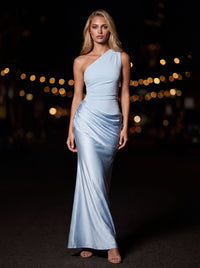YASMINA MAXI DRESS Glacier Blue side