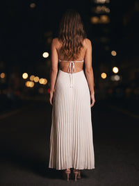 SIENNA MAXI DRESS White / Ivory back