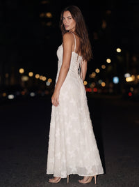 ZARA MAXI DRESS White back