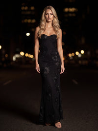 LYDIA MAXI DRESS Black side
