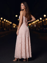 ZARA MAXI DRESS Floral Print back