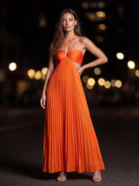 SIENNA MAXI DRESS Sunset Ember side