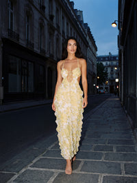 MARLY MAXI DRESS Golden Yellow lifestyle 1