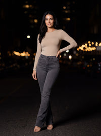 PHAEDRA CURVE LOVE JEANS Dark Grey front