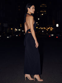 MEGAN MAXI DRESS Black side