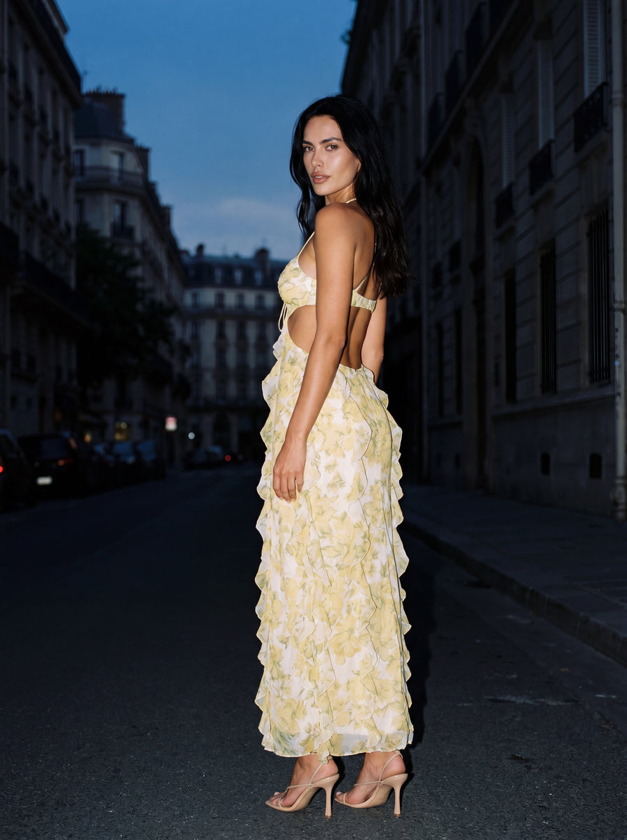 MARLY MAXI DRESS Golden Yellow lifestyle 2