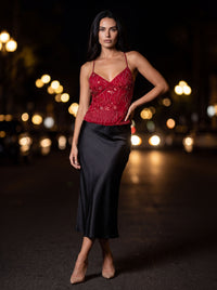 NORA TOP Red front