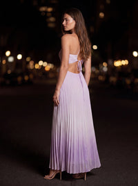 SIENNA MAXI DRESS Lilac back