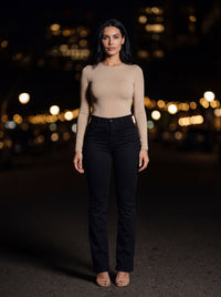 PHAEDRA CURVE LOVE JEANS Black front