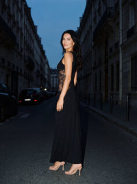 LUCIA MAXI DRESS Black lifestyle 2