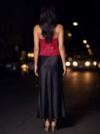 NORA TOP Red back