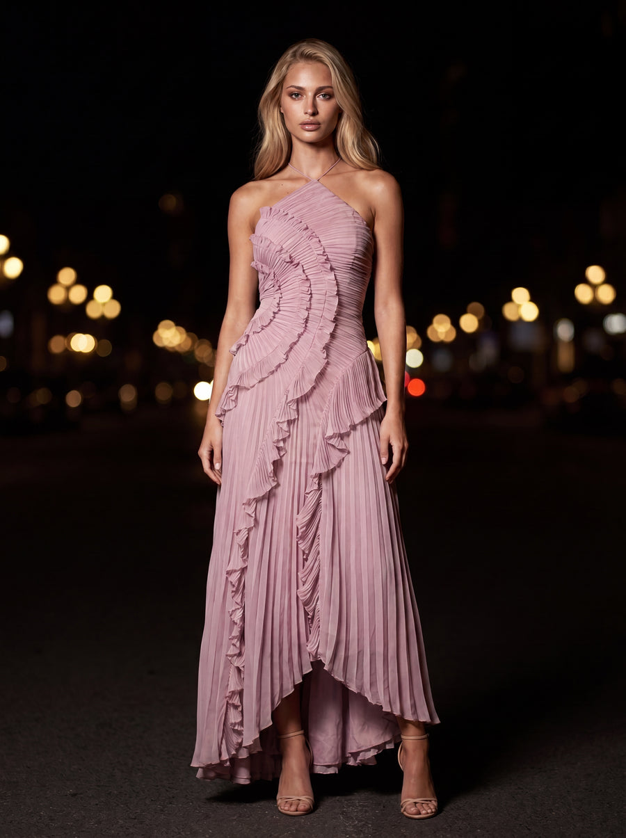 AURELIA MAXI DRESS Pink back