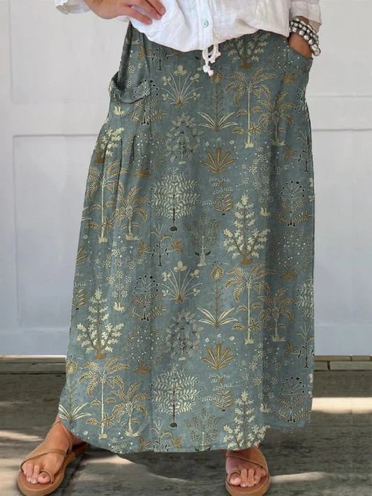 Valerie | Women's Printed Maxi Skirt