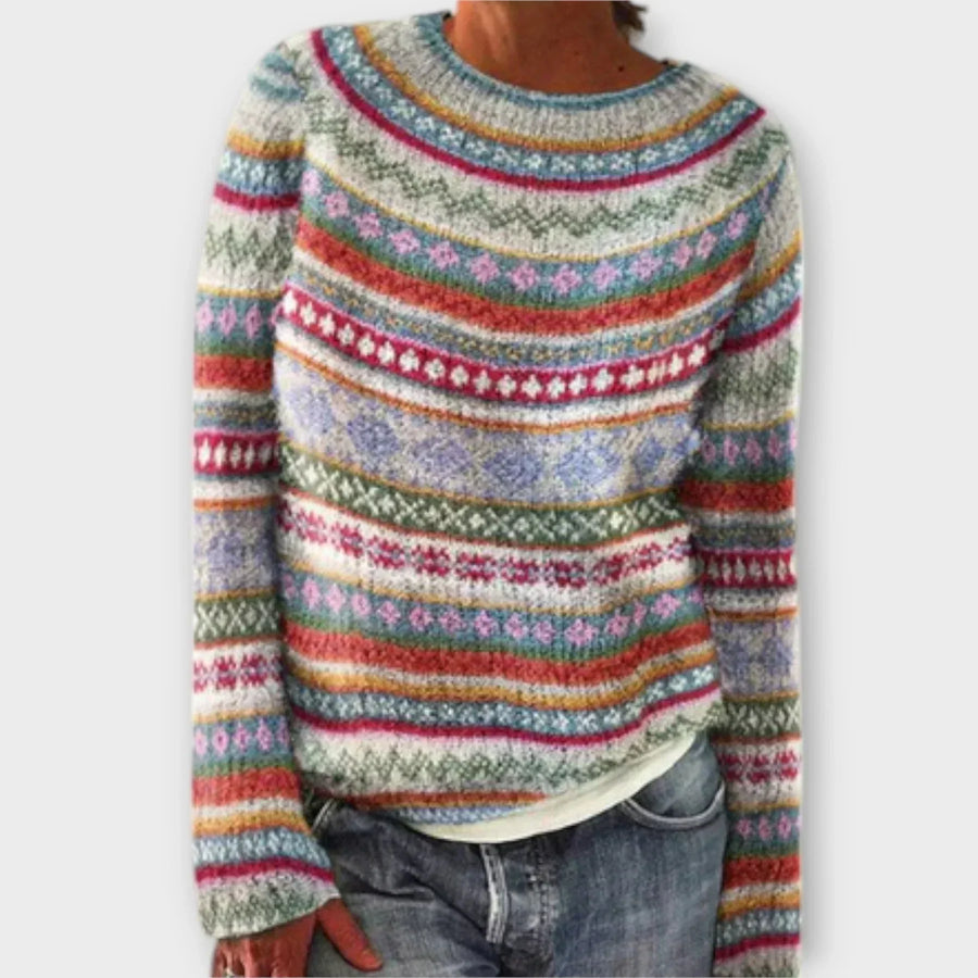 Valerine | Women's Fair Isle Long Sleeve Sweater