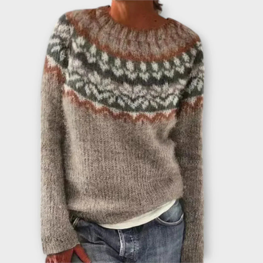 Valerine | Women's Fair Isle Long Sleeve Sweater