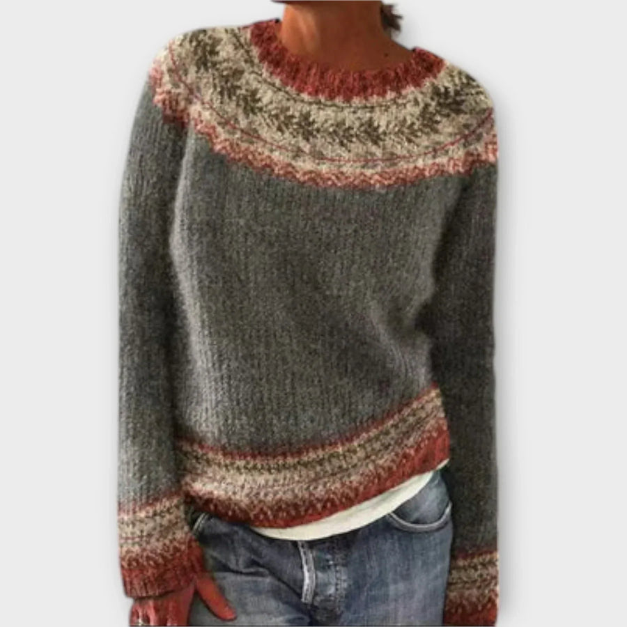 Valerine | Women's Fair Isle Long Sleeve Sweater