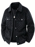 Valor | Men's Checkered Snap Button Trucker Jacket