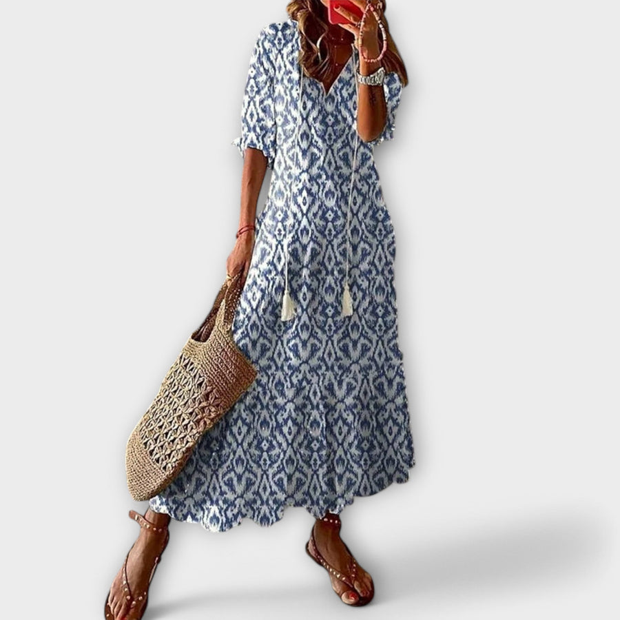Savannah | Elegant Maxi Dress Sky Blue