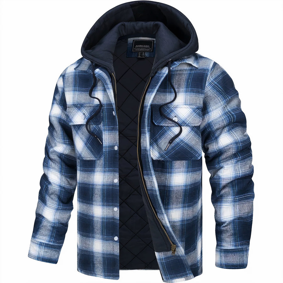 Clinton | Checked jacket with zip