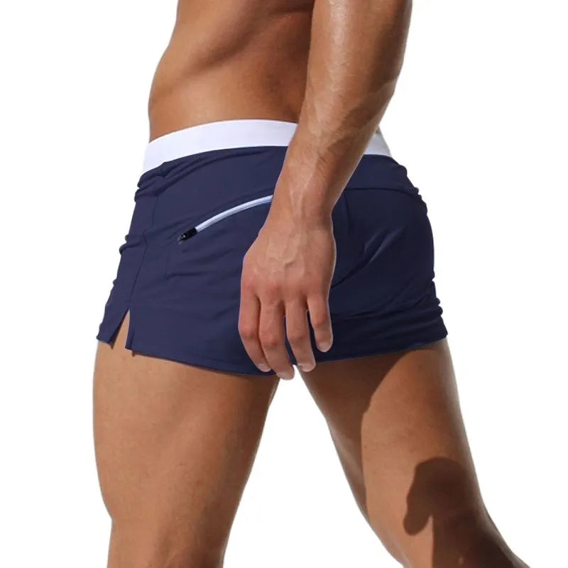 Varro | Men's Quick-Dry Swim Shorts with Zip Pocket