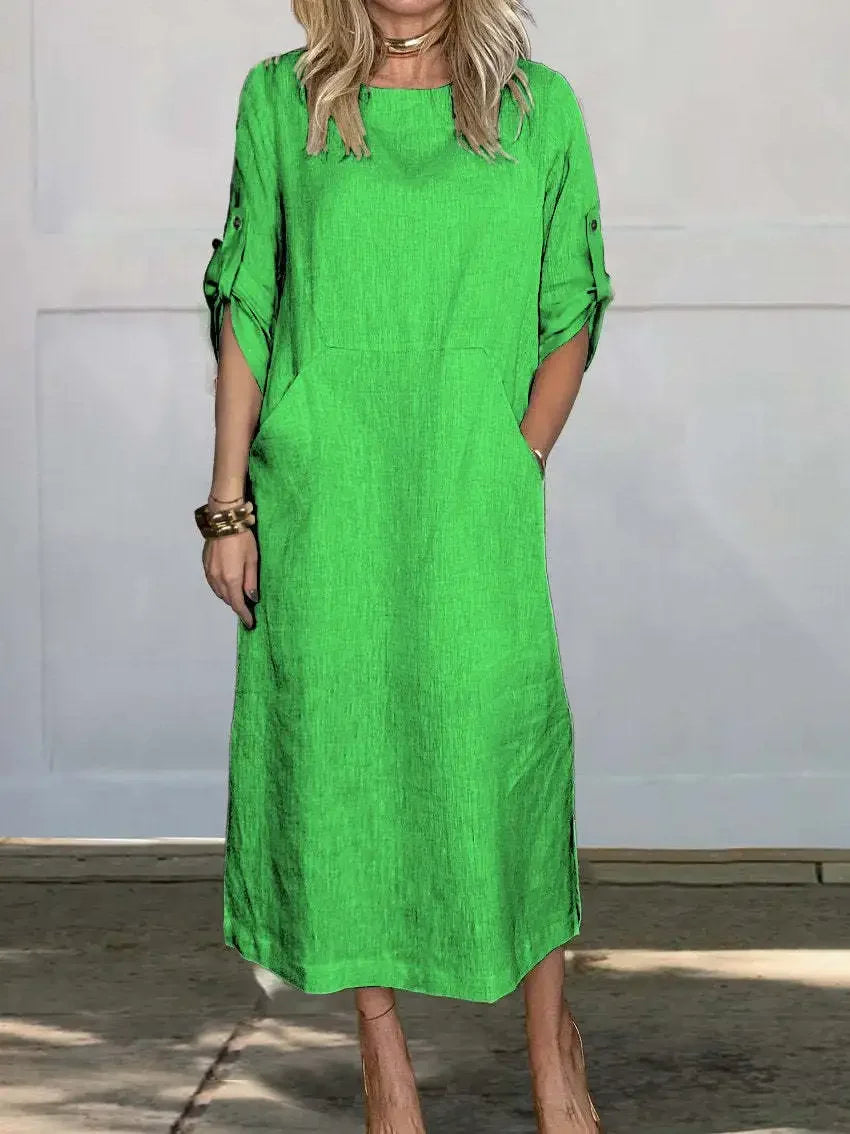 Venetia | Women's Relaxed Fit Midi Dress