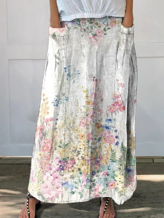 Veridiana | Women's Floral Maxi Skirt