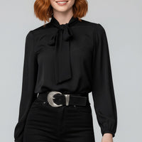 Verity | Women's Tie Neck Long Sleeve Blouse