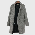 Viviana | Women's Houndstooth Double Breasted Coat